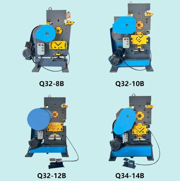 Hydraulic Ironworker for Steel Plate Cutting and Punching