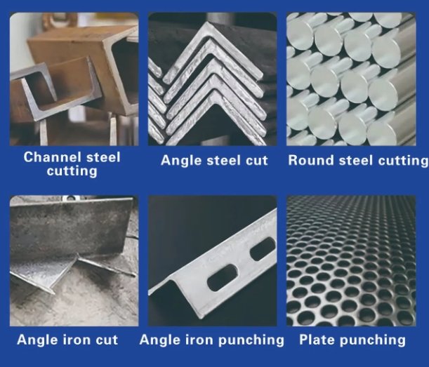 Hydraulic Ironworker for Steel Plate Cutting and Punching